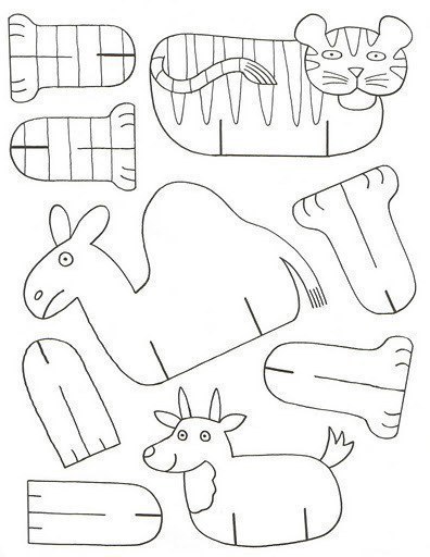 Зоопарк из картона