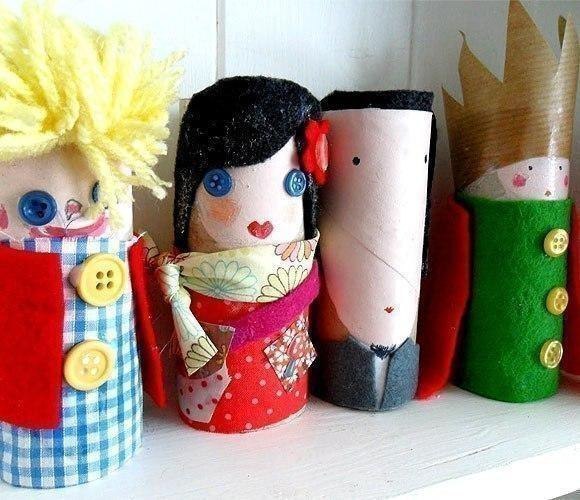Поделки из рулонов