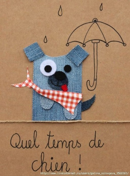 Забавные джинсовые аппликации