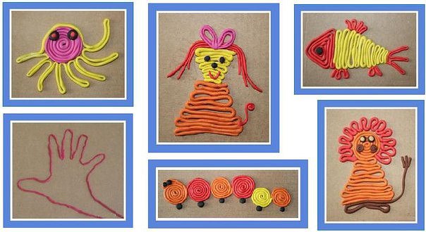 Лепка жгутиками Лепка жгутиками