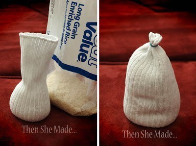 Снеговик из носка