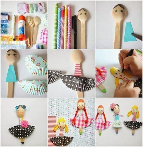 Пoдeлки из oднopaзoвыx лoжeк