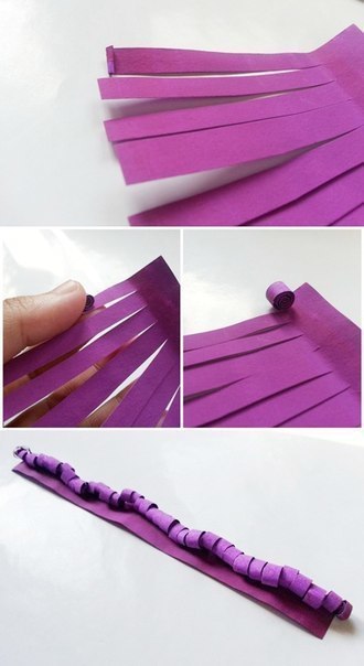 Гиацинты из бумаги