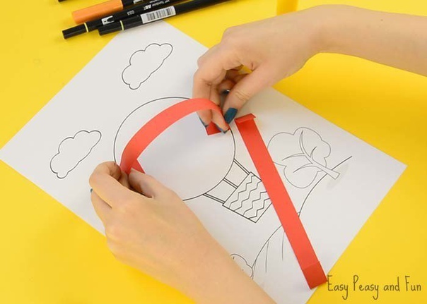 Объёмная поделка "воздушный шар"