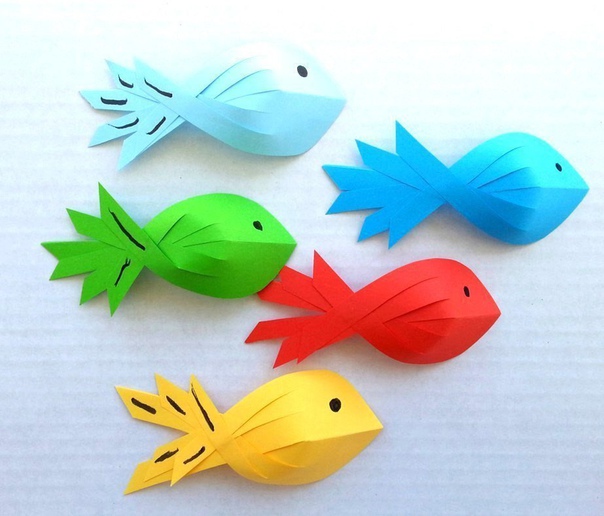 Бумажные рыбки Бумажные рыбки