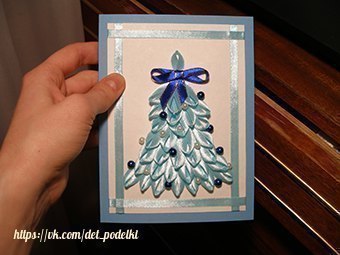 Елочка из лент Елочка из лент