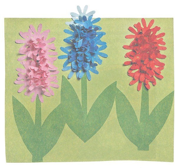 Объёмные аппликации из бумаги Объёмные аппликации из бумаги