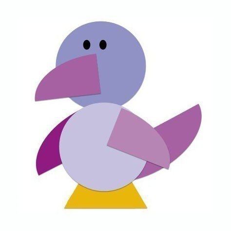 Геометрическая аппликация Геометрическая аппликация