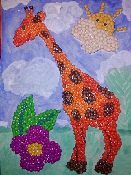 Мозаика из пластилина