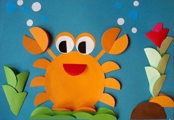 Творчество с детьми. поделки из кругов и полукругов. Творчество с детьми. поделки из кругов и полукругов.