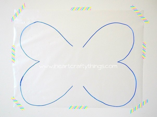 Аппликация «бабочка»