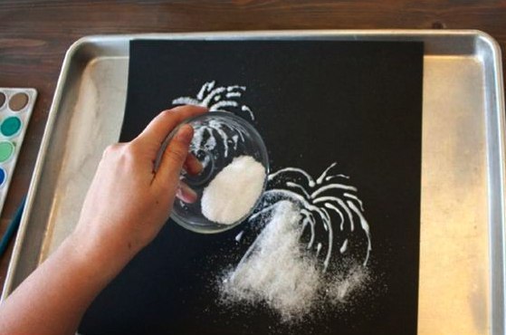 Как нарисовать салют. <div><br></div>