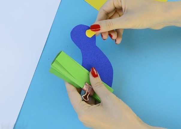 Объемная открытка «павлин»