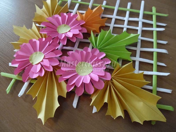 Бумагопластика. панно "осеннее настроение".