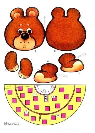 Настольный театр "колобок"