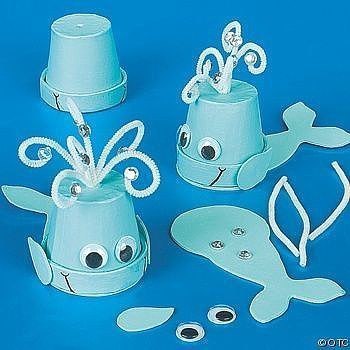 Животные из стаканчиков