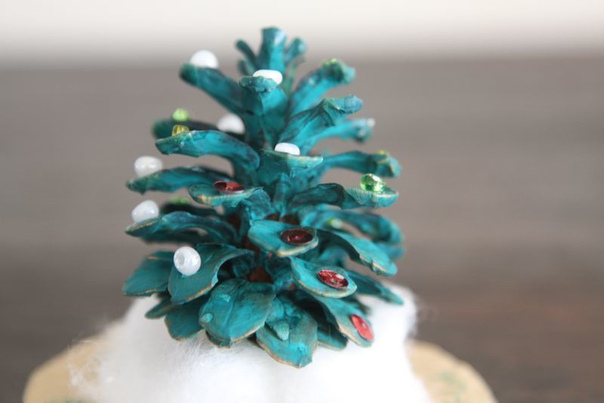 Ёлочки из шишек Ёлочки из шишек