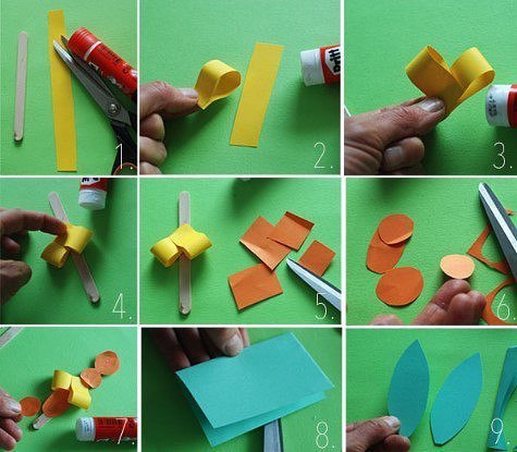 Насекомые из бумаги и палочки от мороженного. поделки с детьми. Насекомые из бумаги и палочки от мороженного. поделки с детьми.