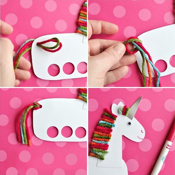 Пальчиковая игрушка &laquo;сказочный единорог&raquo;