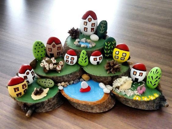 Поделки из камешков