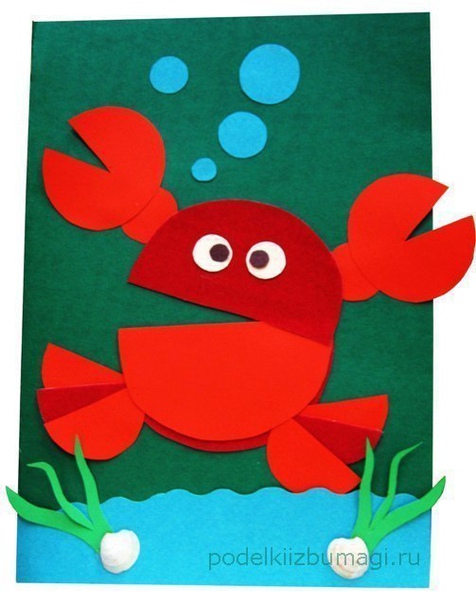 Аппликация из кружочков Аппликация из кружочков