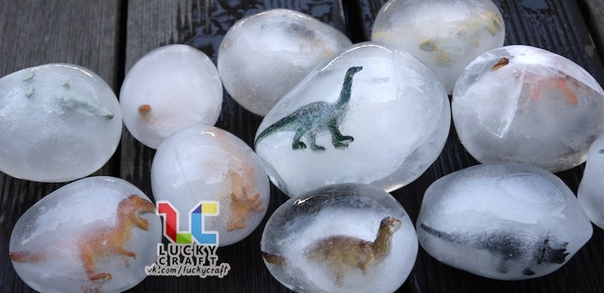 Игры со льдом: яйца динозавров 