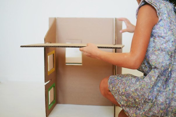 Кукольный домик из картона