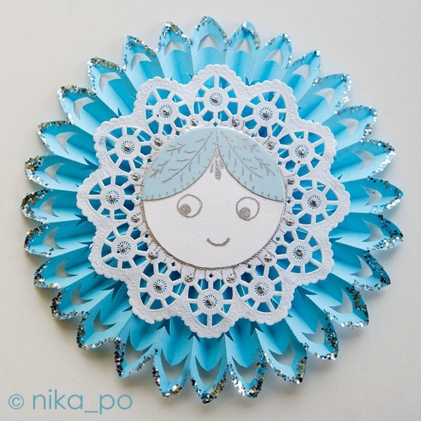 Девочки-снежинки на ёлку