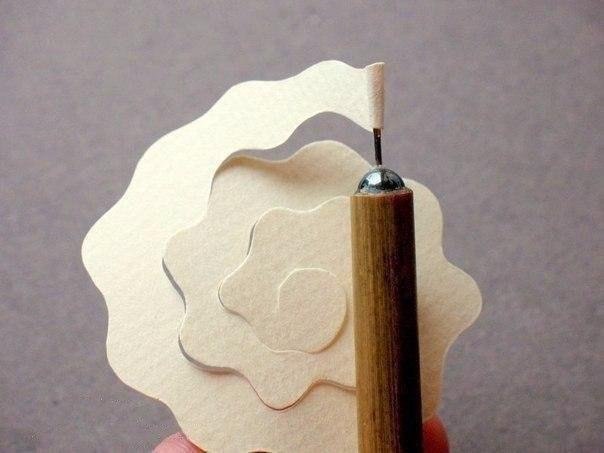 Объемные розы из бумаги для открыток Объемные розы из бумаги для открыток