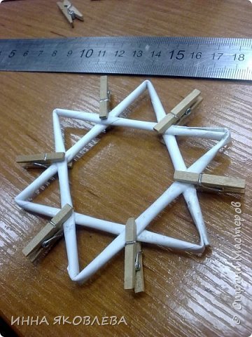 Звездочки снежинки. мастер-класс. Звездочки снежинки. мастер-класс.