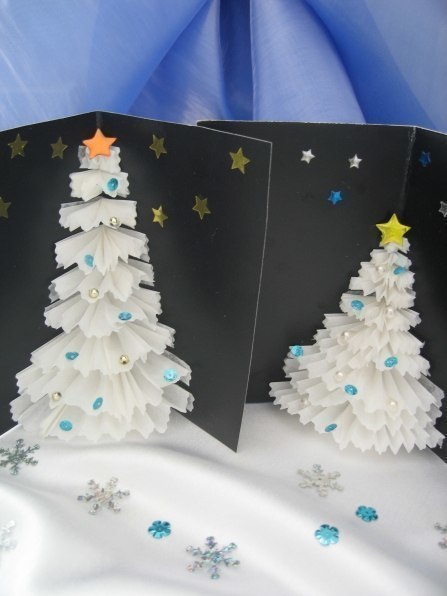 Поделка. новогодняя открытка Поделка. новогодняя открытка