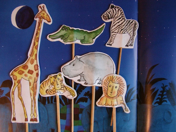 Кукольный театр из палочек от мороженого Кукольный театр из палочек от мороженого