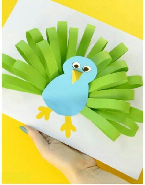 Сделайте такого павлина из бумаги вместе с ребенком! Сделайте такого павлина из бумаги вместе с ребенком!