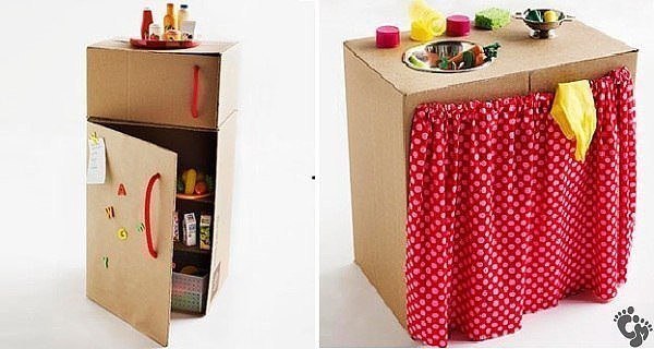 Из картонных коробок получаются отличные поделки для малышей. Из картонных коробок получаются отличные поделки для малышей.