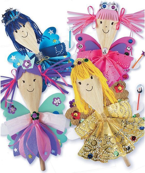 Куклы из ложек Куклы из ложек