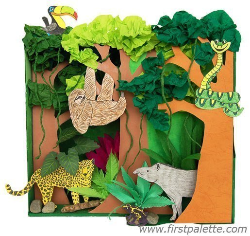 Диарамы - многослойные картины Диарамы - многослойные картины