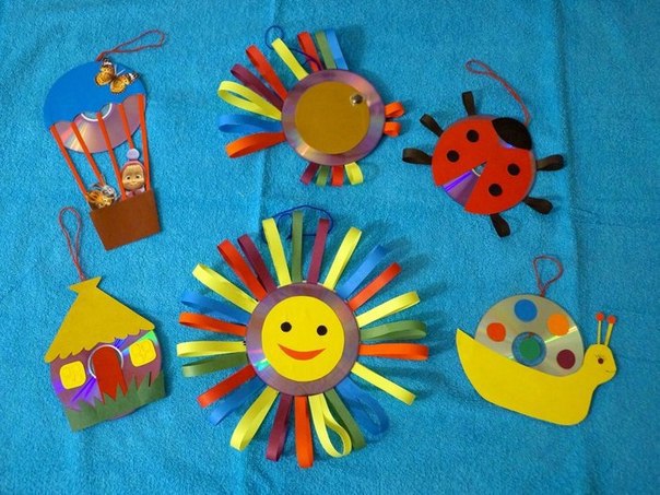 Поделки из cd-дисков