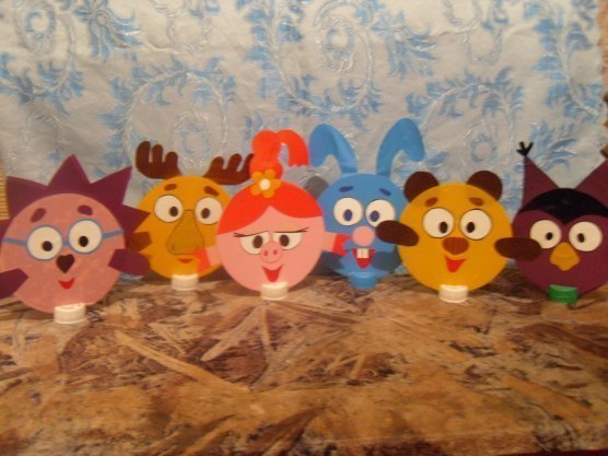 Смешарики из cd-дисков Смешарики из cd-дисков