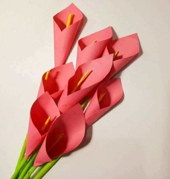 Оригинально и просто. цветы из бумаги. правда, супер?!!!