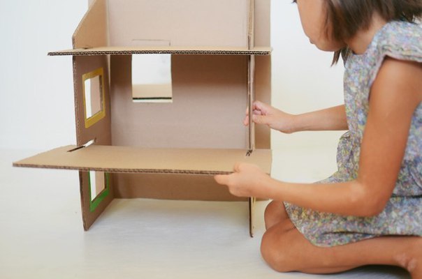 Кукольный домик из картона