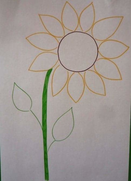 Подсолнух из ярких салфеток - как настоящий!