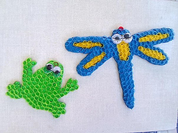 Мозаика из коктейльных трубочек