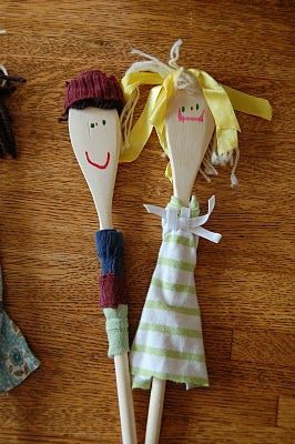 Куклы из ложек Куклы из ложек