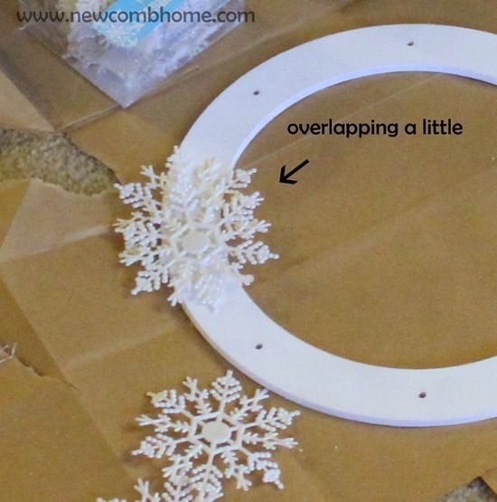 Веночки из снежинок Веночки из снежинок