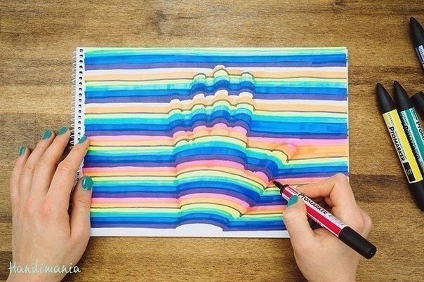 Учимся рисовать 3d рисунок Учимся рисовать 3d рисунок