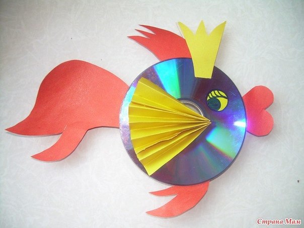 Поделки из cd-дисков