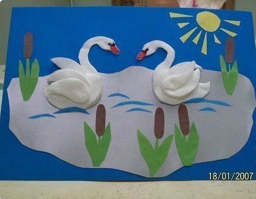 Поделки с детьми из ватных дисков Поделки с детьми из ватных дисков