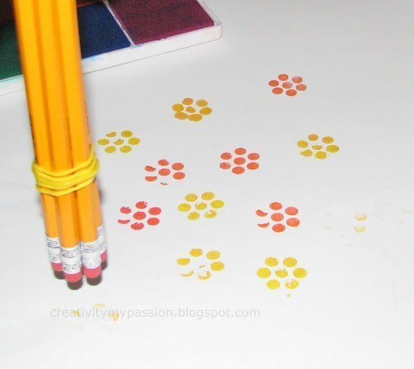 Штампы из карандашей