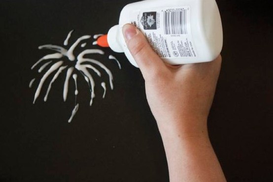 Как нарисовать салют. <div><br></div>