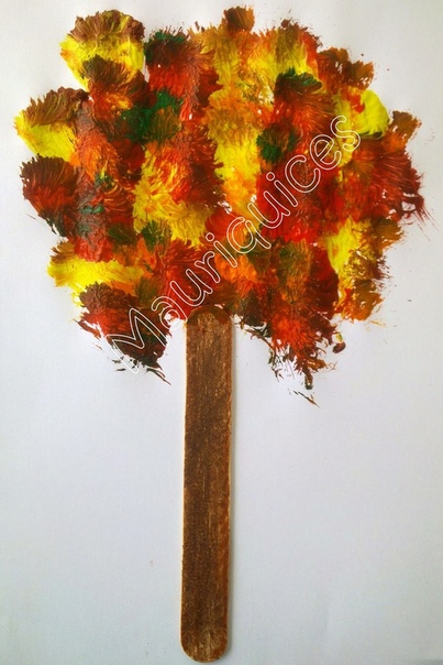 Творческое занятие для малышей "деревья осенью" Творческое занятие для малышей "деревья осенью"